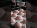 Cherry blossoms busse chocolate 桜のブッセ #shorts #asmr #cooking