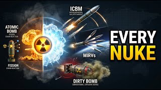 Every Nuclear Weapon Type Explained: Atomic, Hydrogen, ICBM, MIRV & Dirty Bombs