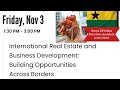 Sonya Z. Phillips featured on the International Real Estate and Business Development Borders Panel