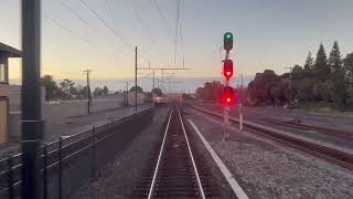 [4K] Full Ride: Caltrain Baby Bullet #709 RFW Ride San Jose-San Francisco 4th and King 1/4/24