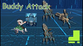 [PSO2:NGS] Buddy Attack 1249% Bo/Sl 2:44 バディアタック