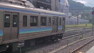 【JR東日本】211系0番台N602編成　甲府駅到着