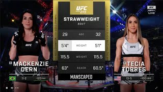 UFC 273: Mackenzie Dern versus Tecia Torres Full Fight Video Breakdown by Paulie G