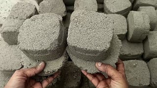 ASMR|| super dusty gritty crunchy black concrete texture dry crumbling on floor| satisfying dust 🌪️