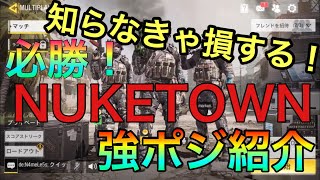 【CODモバイル】必勝！NUKETOWN強ポジ紹介！