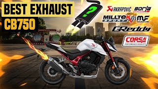 Honda CB750 Hornet Exhaust Sound🔥Akrapovic,Arrow,Black Widow,Cobra Sport,Mivv,Dominator,SC Project