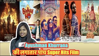 Box office collection : Ayushman Khurrana की लगातार पांच Super Hits फिल्में  |  | Ayushman Khurrana