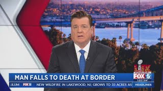 Man falls to death from border fence