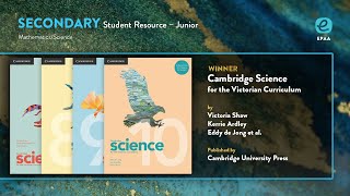 Cambridge Science for the Victorian Curriculum wins at the Educational Publishing Awards Australia