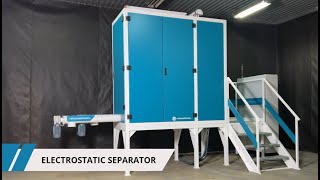 ELECTROSTATIC SEPARATOR - HAMMERMAN - SEPARATION PLASTIC - METAL