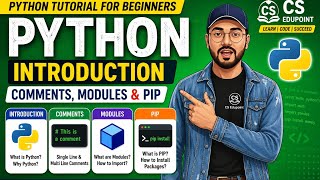 Python Tutorial for Beginners | Introduction, Comments, Modules & PIP Explained