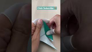 Aqua Marine Easy Origami Paper in 55 Seconds Asmr #shorts #asmr #easy