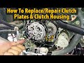 How To Replace Clutch Plates(Friction+Steel) & Clutch Housing(Clutch Hub) Of A Bike | YBR | KK ViDZ