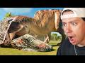 Early vs Late Cretaceous battle (Jurassic World Evolution 3)