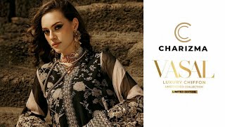 Charizma VASL Luxury Chiffon Unstitched Collection Limited Edition