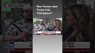 New Yorkers reveal their real takes on the Trump trial #shorts