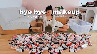 saying goodbye to my makeup (day 23 of becoming a clean girl)