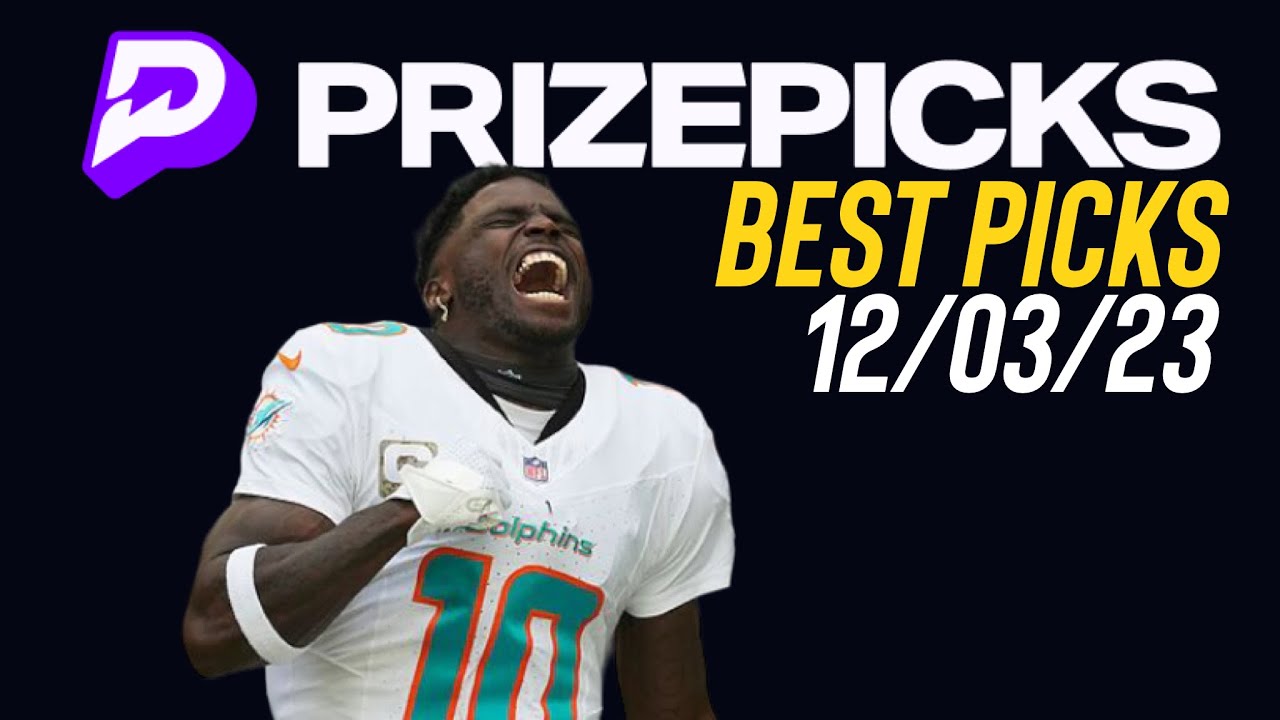 Best PrizePicks NFL Player Props! 12/03/23 - YouTube