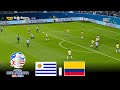 eFootball Pes 21 Gameplay |  Uruguay vs Colombia (0-1) |  SEMIFINAL |   Copa América 2024