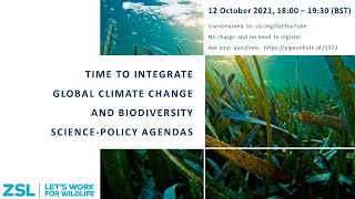 Time to integrate global climate change and biodiversity science-policy agendas