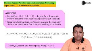 Wavelets and Multiresolution Processing Miscellaneous Problem 2 - Image Processing
