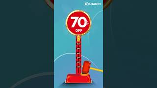 #shorts Get up to 70% off with Khadim EOSS