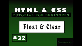 HTML and CSS Tutorials for beginners | #32 CSS Float & Clear