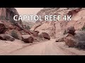 Capitol Reef National Park 4K - Scenic Drive - Utah USA