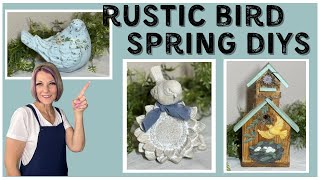 Spring DIYs/Rustic and Cottagecore Decor/Birds. and. Birdhouses/Thrift Flips