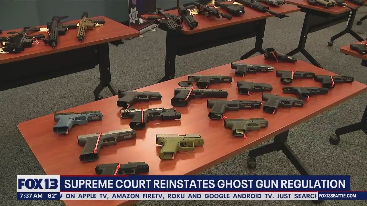 Supreme Court Reinstates Ghost Gun Regulation - YouTube