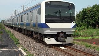 E531系 水カツK473編成 水戸行 内原～友部通過