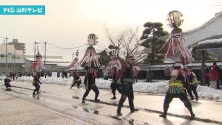 鶴岡市で新春恒例の消防出初式