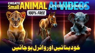 How to Create Unbelievable Small Animal Videos with AI   100% Free!   YouTube English dubbed