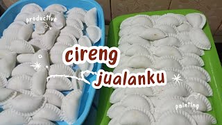 Cireng Isi Ayam Suwir Frozen | Cireng jualanku | Resep cireng anti gagal #cooking #dailyvlog