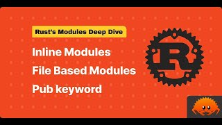 How to work with Rust Modules (Inline, File Based)