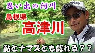 #54【島根遠征 】高津川で雄叫び！！最高の思い出　ナマズまで釣れちゃった？　　島　啓悟★鮎　入れ追い