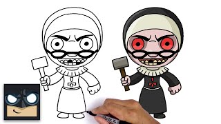 How To Draw Evil Nun | Cartooning Club