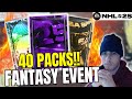 OPENING 40 PACKS FOR FANTASY EVENT!! NHL 25 HUT