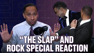 Stephen A. Smith FINALLY gives his take on “The Slap” after Chris Rock’s live Netflix special