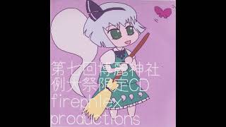 happy hardcore/parody • firephlex productions • 第七回博麗神社例大祭限定CD