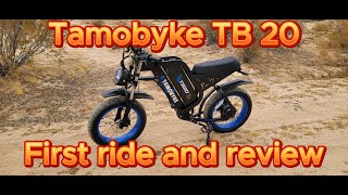 Tamobyke TB20 first ride and review Big battery for well under 2k