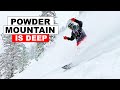 Deepest Day Snowboarding at Powder Mountain