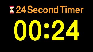 ⏱ 24 Second Timer / 🔊 Alarm / 👍 Simple Timer