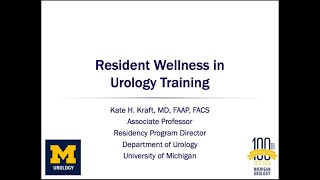 5.8.2020 Urology COViD Didactics - Resident Wellness in Urology Training