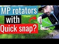 Lawn sprinkler system (Hunter MP rotators above ground WITH quick snap)