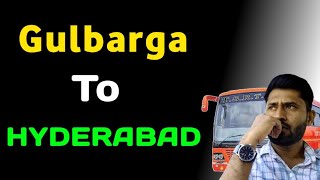 GULBARGA TO HYDERABAD, learn English through Vlogs. Kannada to english learning.