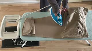 #19 ASMR ironing with hot steam burst, iron steams a lot #ironingasmr #steamiron