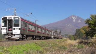 『719系・快速 フルーティアふくしま[3236M]』2016/11/5(JR磐越西線・磐梯町駅～翁島駅｢六朗原｣)