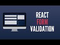 Form validation in React JS using Formsy