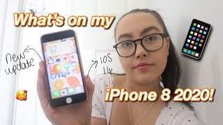 What’s On My IPhone 8 2020?! | With New IOS 14 Update! | Aimee Charleson ♡